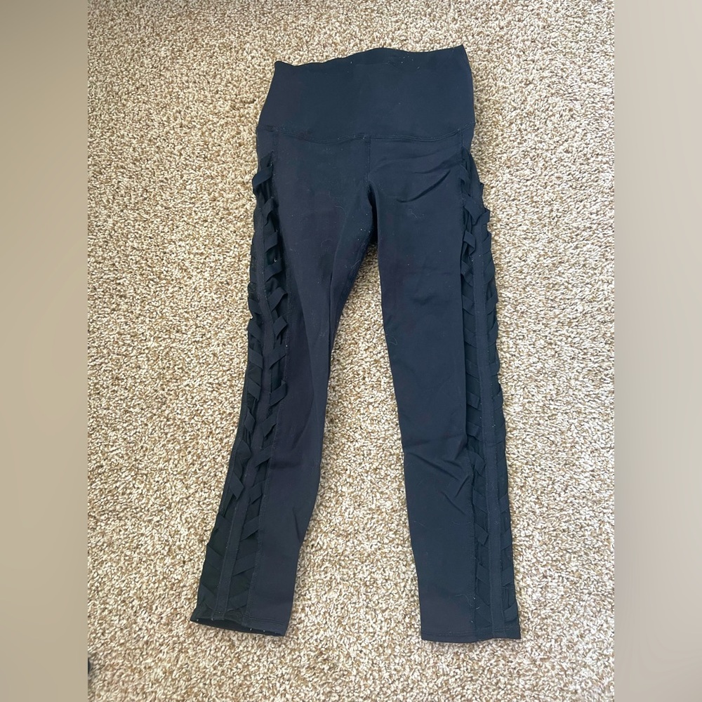 ALO Yoga High Rise Leggings with Mesh